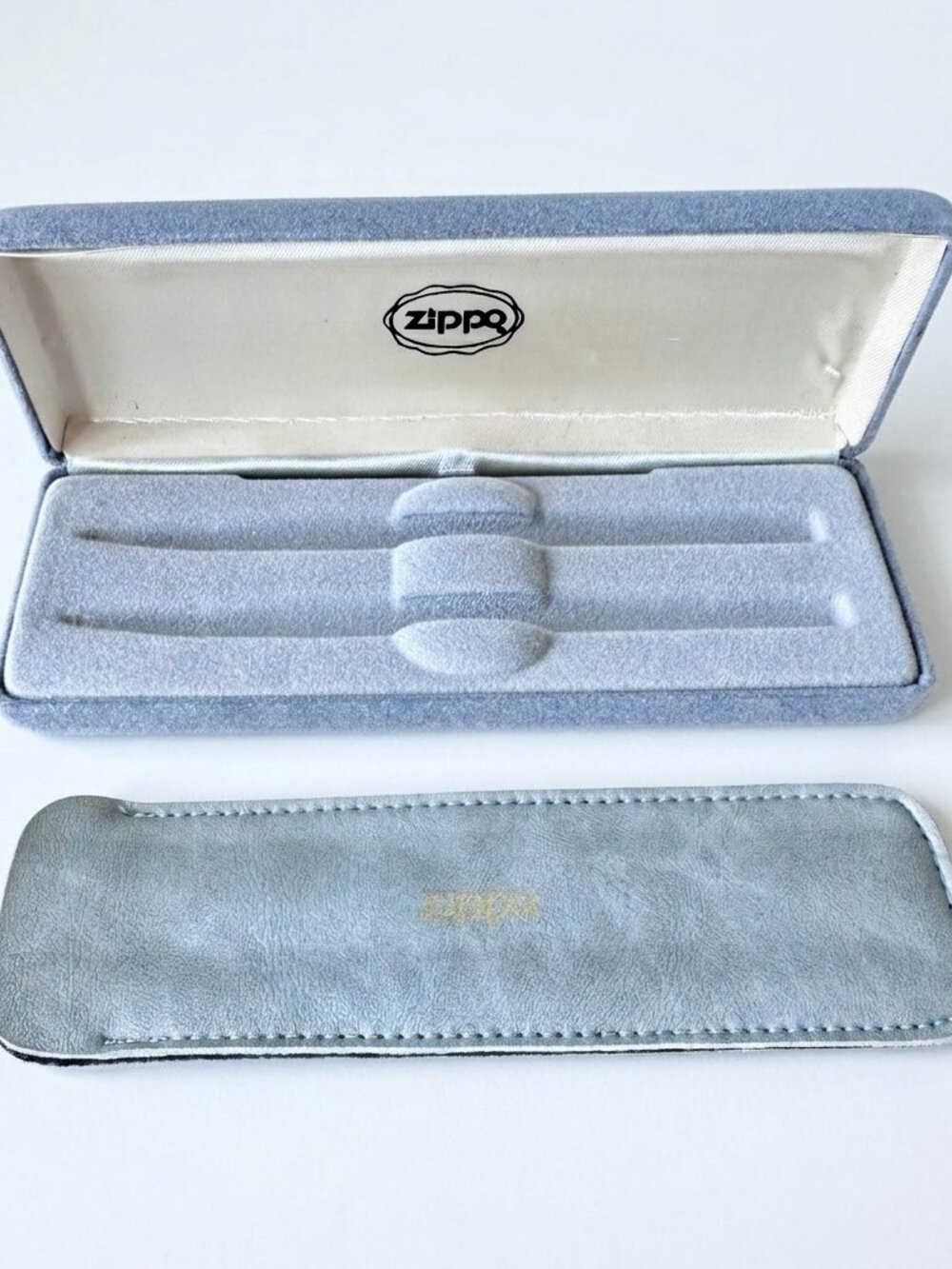 Vintage 1990s Zippo Pen and Pencil Set Collectible Gift Boxed Writing Set